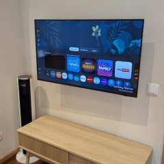 Samsung na parede — instalação concluída