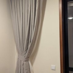 Calha e cortina instaladas