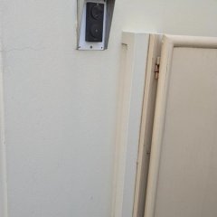 Intercomunicador obsoleto antes da substituição.