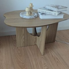 Mesa de centro montada com sucesso.