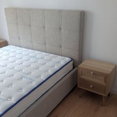 Nova cama montada e pronta.