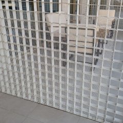 A segunda varanda, agora totalmente segura para o gatinho.