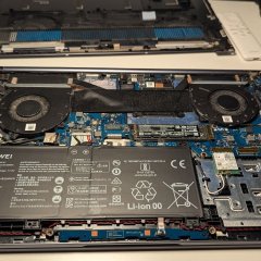 Interior do Huawei MateBook
