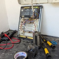 Diagnóstico da avaria do intercomunicador.