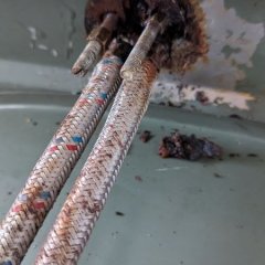 Novo silicone aplicado.