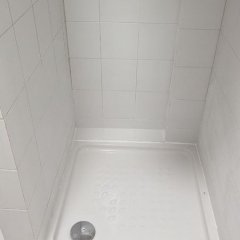 Nova base de duche instalada
