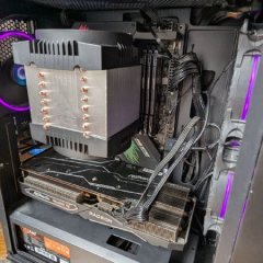 Novo cooler instalado