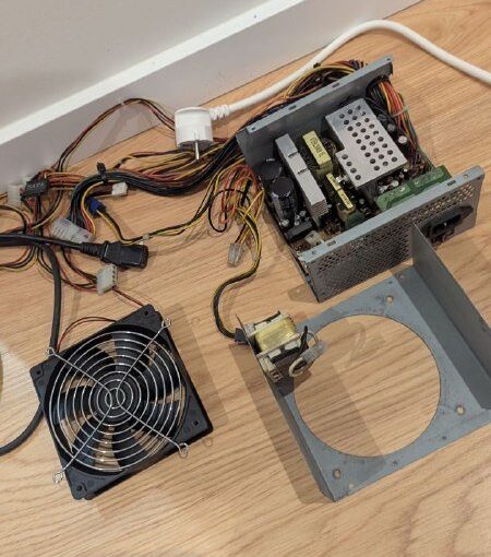 Fonte de Alimentação de Laboratório Feita com Fonte de PC